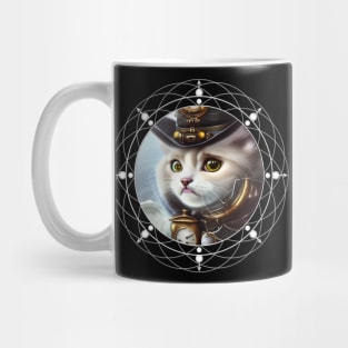 Cute little steampunk kitten Mug